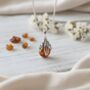 Sterling Silver And Baltic Amber Teardrop Pendant, thumbnail 2 of 2