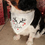 Reindeer Pet Dog Bandana And Neck Strap Collar, thumbnail 1 of 2