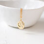 Gold Plated Crescent Necklace, thumbnail 4 of 7