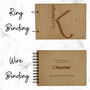 Personalised Wooden Sketchbook Floral Bee, thumbnail 2 of 9