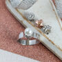 Sterling Silver Ring With Four Interchangable Charms, thumbnail 6 of 9