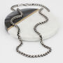 Heavy Sterling Silver Detailed Chain Necklace, thumbnail 2 of 5