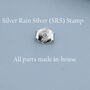 Cute Dainty Elephant Stud Earrings In Sterling Silver, thumbnail 3 of 12