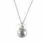 Pregnancy Necklace With Jade And Star Charm, thumbnail 5 of 8