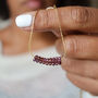 Garnet Gemstone Necklace, thumbnail 2 of 5