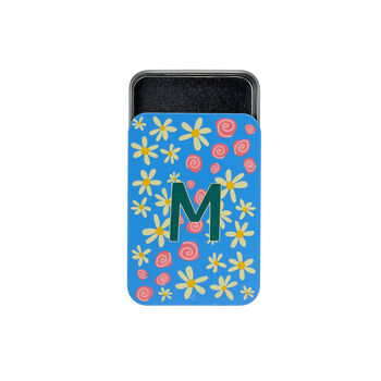 Personalised Ditsy Floral Initial Mini Storage Tin, 4 of 8