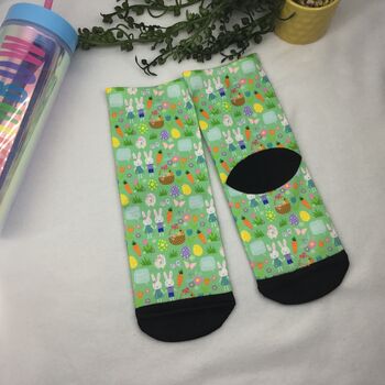 Personalised Kids Easter Socks, 4 of 7