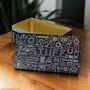 'Stuff' Man Tin Storage Box For Men In Black, thumbnail 1 of 9