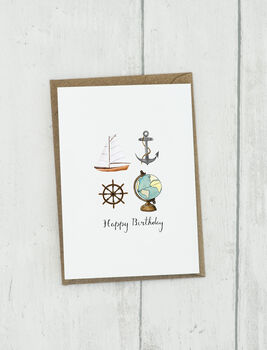 Personalised Sailing Greetings Card, 4 of 5