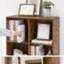 Bookcase Floor Standing Storage Unit Wooden Bookshelf, thumbnail 7 of 12