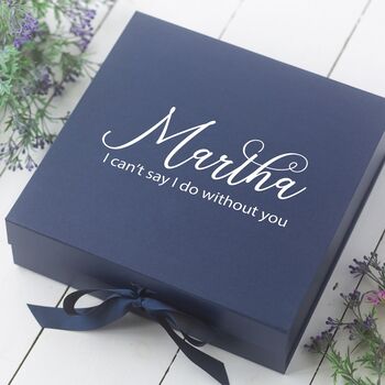 Personalised Wedding Party Box, 5 of 8