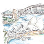 Sydney Harbour Print, thumbnail 2 of 4