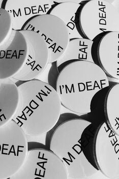 Im Deaf Pin Badge, 5 of 5