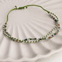 Sterling Silver Double Gemstone Friendship Bracelet, thumbnail 4 of 11