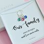 Our Family Birthstone Necklace, thumbnail 1 of 4