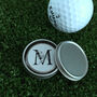 Personalised Floral Initial Golf Ball Marker, thumbnail 5 of 5