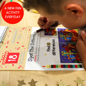 Personalised Christmas Activity Advent Calendar For Kids, 7 of 8