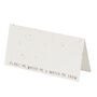 Plantable Seed Paper Place Cards 20 Pack, thumbnail 4 of 5