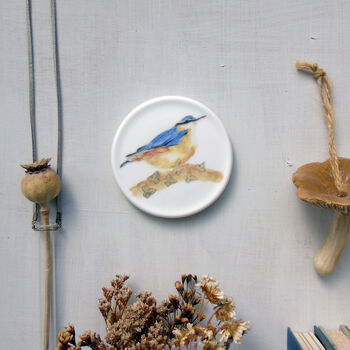 Nuthatch British Bird Mini Wall Plate, 3 of 7