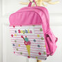 Personalised Girl's Pink Mini Rucksack, thumbnail 11 of 12