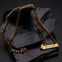 Gold Engravable 5mm Cuban Chain, Curb Link Necklace, thumbnail 7 of 11