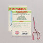 Wooden Plesiosaurus Dinosaur Christmas Tree Decoration, thumbnail 2 of 3
