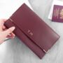 Personalised Luxury Leather Travel Organiser, thumbnail 1 of 12