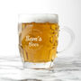 Personalised Home Brewed Dimpled Beer Glass, thumbnail 3 of 6