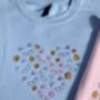Cat Heart Embroidered Sweatshirt, thumbnail 4 of 5