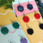 D20 Dice Stainless Steel Dangle Earrings, thumbnail 5 of 8
