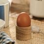 Set Of Four Wooden Egg Cups, thumbnail 1 of 3