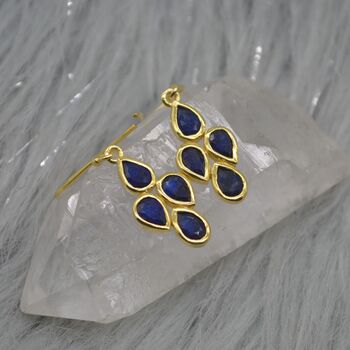 Blue Sapphire Earrings: September Birthstone Jewelry, 4 of 10