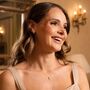 Luxury 9ct Gold Heart Drop Earrings With Diamonds, thumbnail 5 of 5