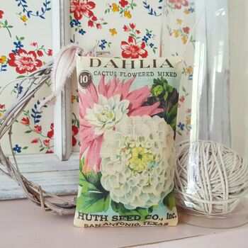 Fabric Flower Seed Packet Fragranced Gift Sachets, 7 of 10