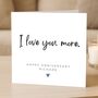 Anniversary Card For My Husband, Personalised Card For Him, thumbnail 1 of 8