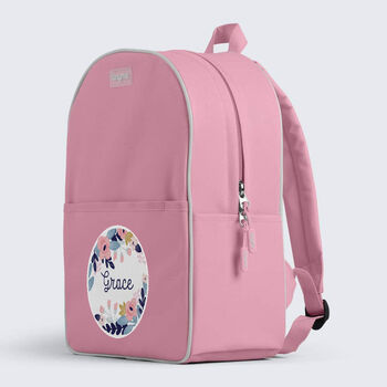 Personalised Flourish Design Kids Everyday Backpack, 4 of 9