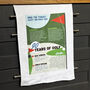 A Lifetime Of Golf 90th Birthday Gift Tea Towel, thumbnail 1 of 3