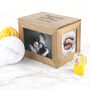 Personalised Thank You Midi Oak Photo Cube Keepsake Box, thumbnail 3 of 5