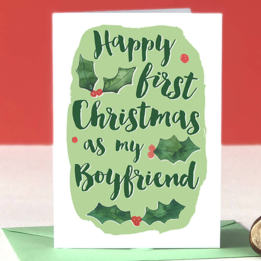 Boyfriend clearance first christmas