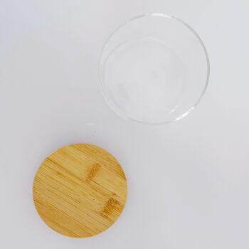 Set Of Tea, Coffee And Sugar Jars With Bamboo Lids, 9 of 9
