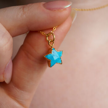 Turquoise Star Necklace, 4 of 11