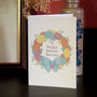 Personalised Easter Wreath Card, thumbnail 2 of 3