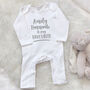 My Auntie Is My Favourite Personalised Rompersuit, thumbnail 3 of 11