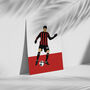 Kaka Ac Milan Football Poster, thumbnail 3 of 3