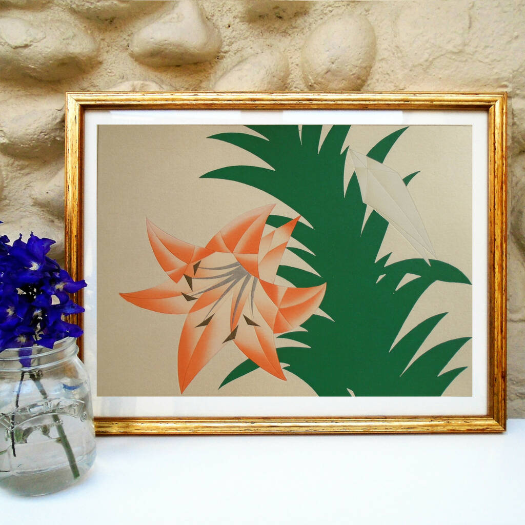 Floral Origami Art Prints, 1 of 10