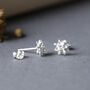 Sterling Silver Enlightened Lotus Studs, thumbnail 4 of 6