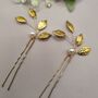 Wedding Hair Accessories Gold Set Of Two, thumbnail 5 of 12