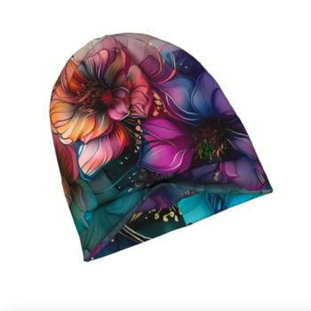 Soft Chemo Headwear Beanie Hat Bandana Dark, 2 of 6