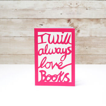 'I Will Always Love Books' Notebook, 2 of 5