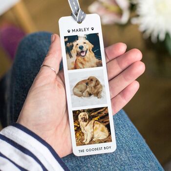 Personalised Pet Dog Photo Bookmark, 2 of 2